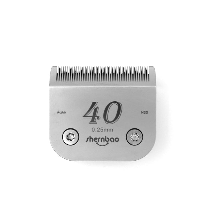 Shernbao NEW SS Detachable Pet Clipper blades, A5 Style Blades #40
